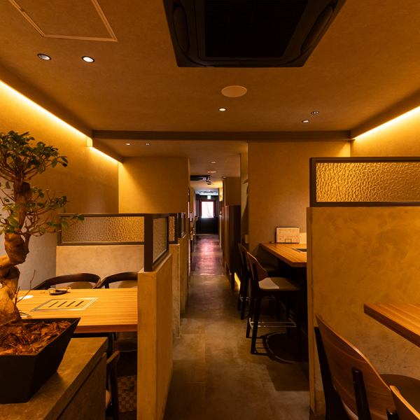 和モダンなプライベート空間。ゆったりとした特別空間をお楽しみいただけます。