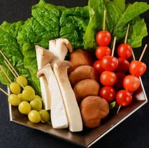 季節の焼き野菜盛り合わせ