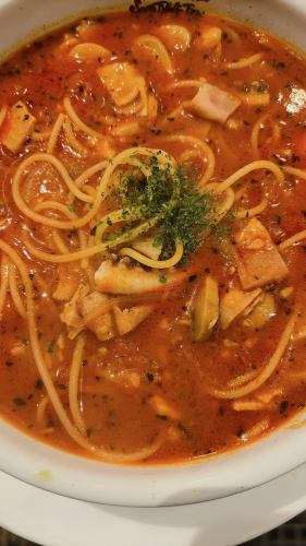 Classic! Midnight soup spaghetti