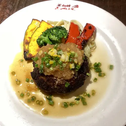 [October] Hamburg Steak ~Japanese-style with Yuzu Grated Radish~ (with rice)