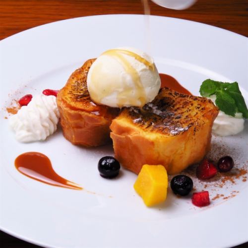 Oyamadai French Toast <2 slices of thick baguette>