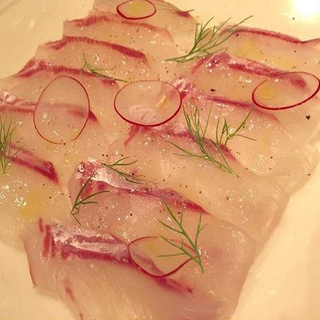 Fresh fish carpaccio