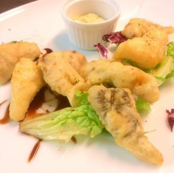 Fresh fish beignet (frit)