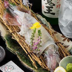 Live squid sashimi (※Please check availability)