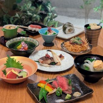 菜な会席 　～たくさんの味わいを少しずつ。旬食材を使った小皿会席～