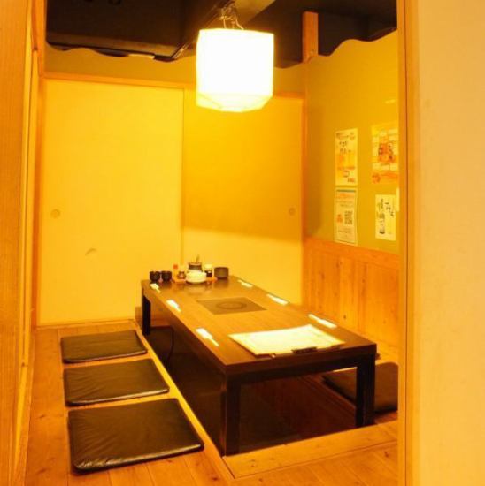 The popular private room can be used by 4 people ♪ Make a reservation as soon as possible!