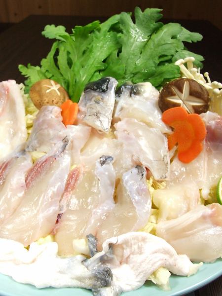 Uogin's specialty! Tecchiri nabe course from 5,500 yen per person
