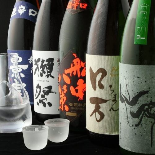 飲み放題でも味わえる！全国各地の＼日本酒大集合／