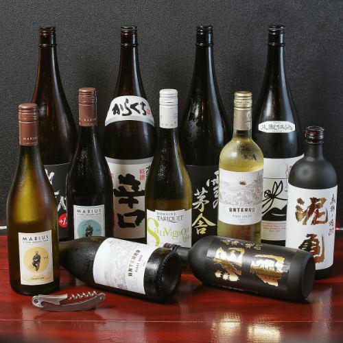 We also offer wine and champagne, which is rare for an oden restaurant!