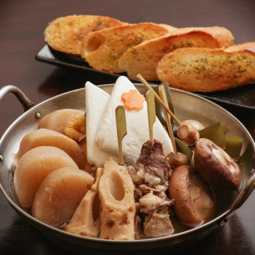 Our proud "Oden" is a masterpiece that is packed with the flavor of the soup stock!In addition to Oden, we also have many other dishes that go well with alcohol◎