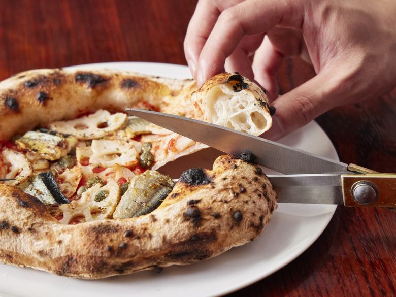 姫路レンコンと秋刀魚のマリナーラ