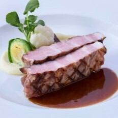 三田ポークのグリル ディアブルソース