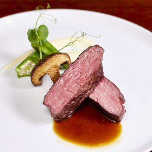 兵庫県産播磨牛ランプのロースト 西洋わさび香るジュソース