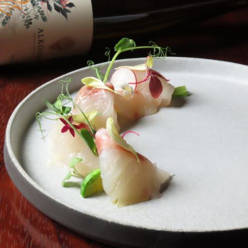 真鯛のカルパッチョ