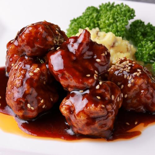 ≪青蓮流≫黒酢の酢豚