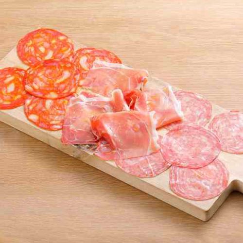 Raw ham & salami