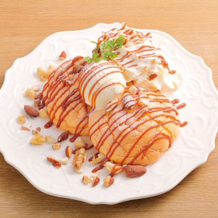 キャラメルナッツパンケーキ