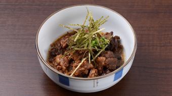 Kyoto-style! Sweet and spicy simmered beef tendon