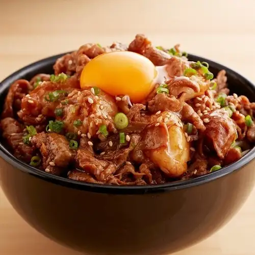 [Lunch Only] Premium Meat Offal Rice Bowl (with Miso Soup)