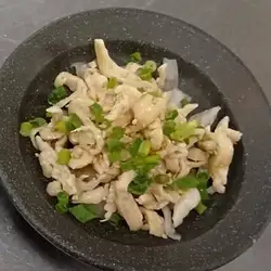 Chicken skin ponzu
