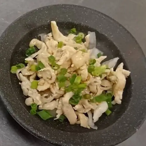 Chicken skin ponzu