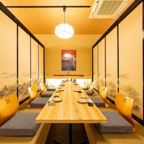 The private tatami room is for company banquets. ◎ Spacious digging seats are available.We are particular about purchasing meat, fish, vegetables, and all other ingredients.Please enjoy the carefully selected dishes in a relaxed manner.