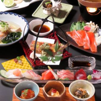[All rooms private / 3 hours/luxury] 9-course local course 7,700 yen (tax included) (for 2 to 8 people)
