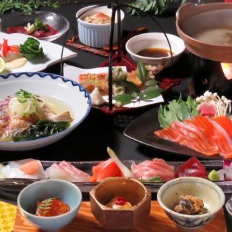 3 hours in a private room / Luxury banquet for 9 to 15 people! 9-dish local course 7,700 yen including tax + 2,750 yen for 2 hours all-you-can-drink