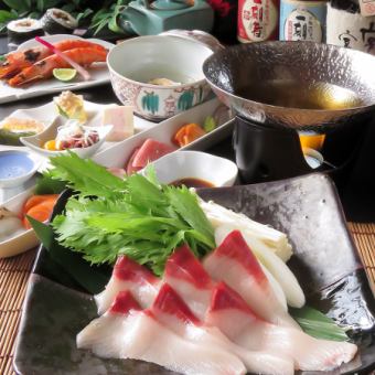 [All seats in private rooms/room for 3 hours] Hamamatsu local course 8 dishes total 6,600 yen (tax included) (for 2 to 8 people)