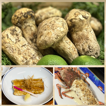 蟹やウナギなど季節の旬の食材を使った料理をご提供します！コースはご予算に合わせたご相談が可能です♪