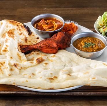 The most popular! You can eat authentic Indian curry here!