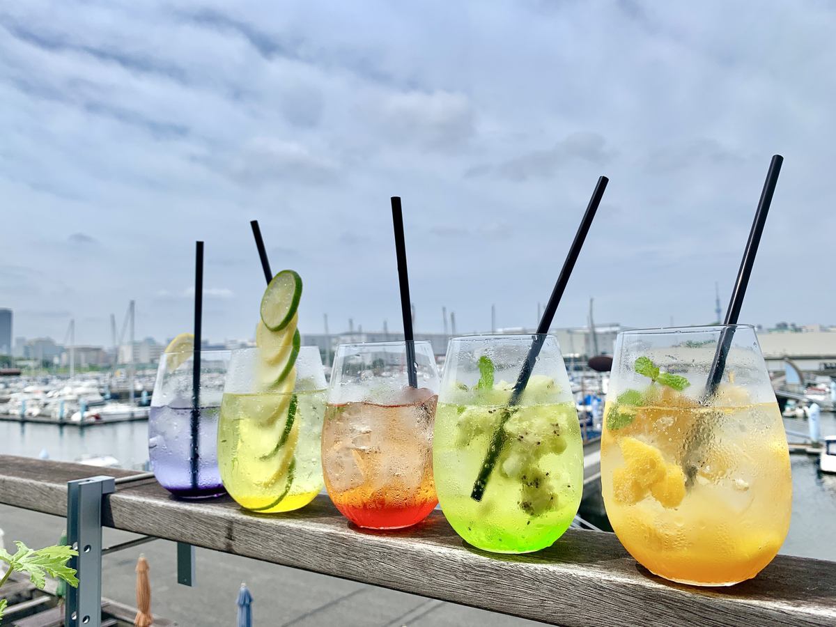 You can take some great photos with the marina view and an original non-alcoholic cocktail created by our staff!