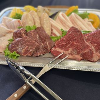 [Limited Time Offer! All-inclusive Easy BBQ Plan♪] Includes 120 minutes of all-you-can-drink [5,500 yen per person]