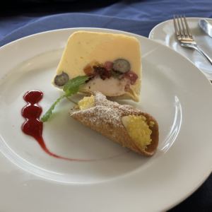 Fruit and ice cream terrine
