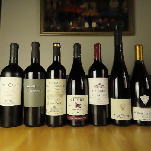 こだわりの豊富なワイン