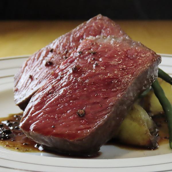 【シェフイチオシ】アンガス牛ザブトンのロティ　～ペリグーソース～