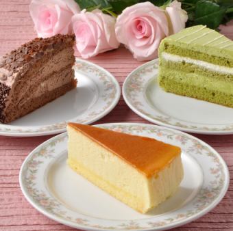Various cakes