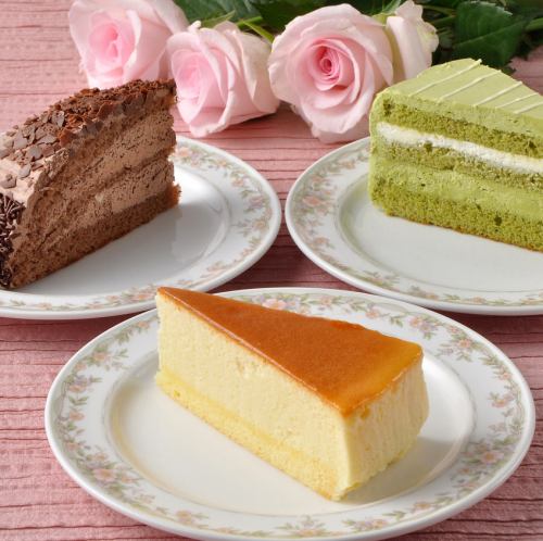 Various cakes