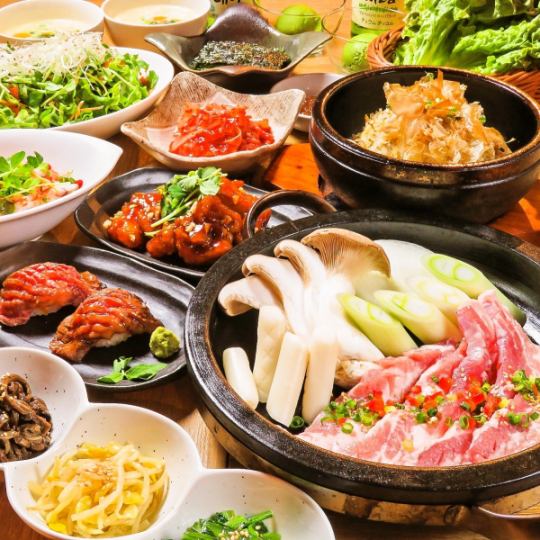 Classic ★ 【Samgyeopsal course】 All 11 items 2h Drinking and drinking 4500 yen (tax excluded) ◆ If over 4 people «4050 yen»