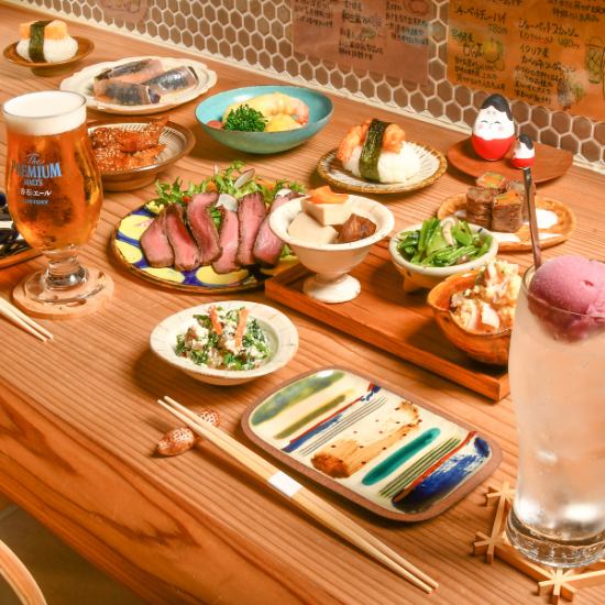 Discerning obanzai and a wide variety of drinks ♪