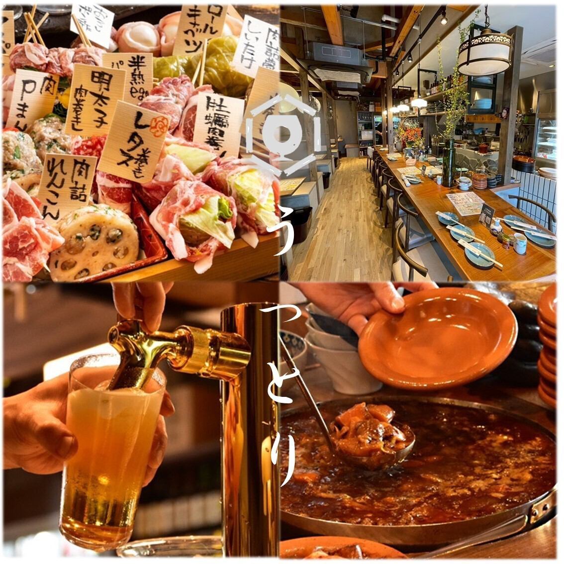 春日井駅から徒歩6分、炭料理と日本ワインにこだわり◎種類豊富なコース料理が自慢！
