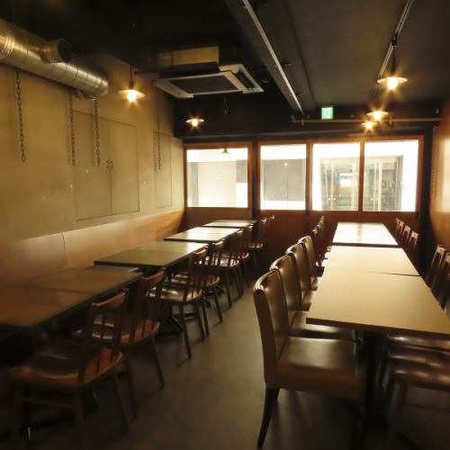 Spacious seating for large groups