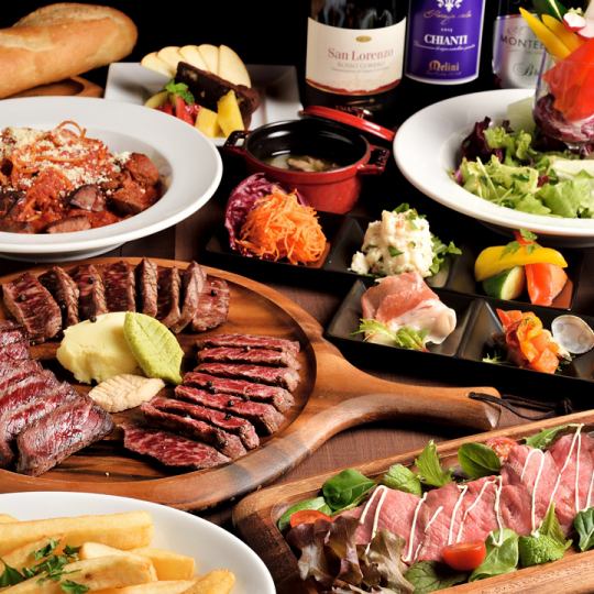 肉!肉!反正肉!!爱知县赤塔牛宴会套餐♪5000日元尾张牛肉