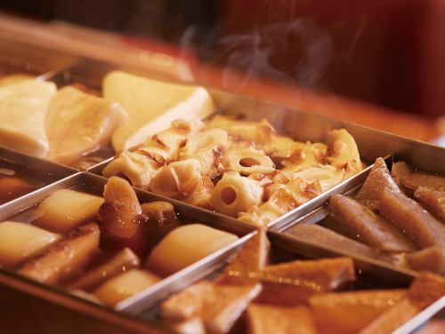 Exquisite oden simmered for over 5 hours