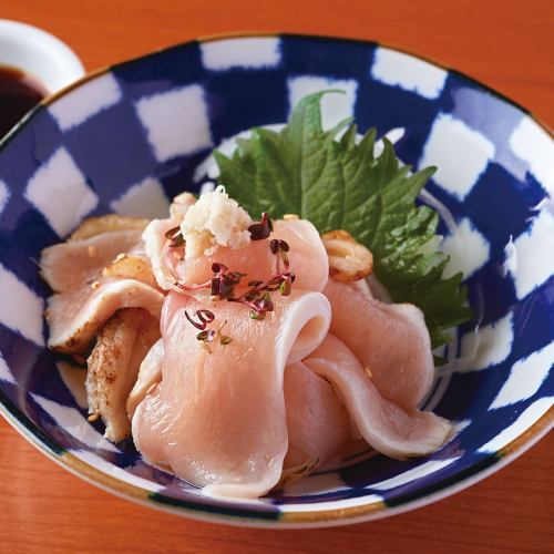 【鹿児島名物！】地鶏たたき山わさび添え