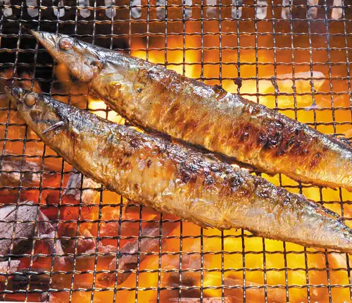 炭火焼き！さんま塩焼き