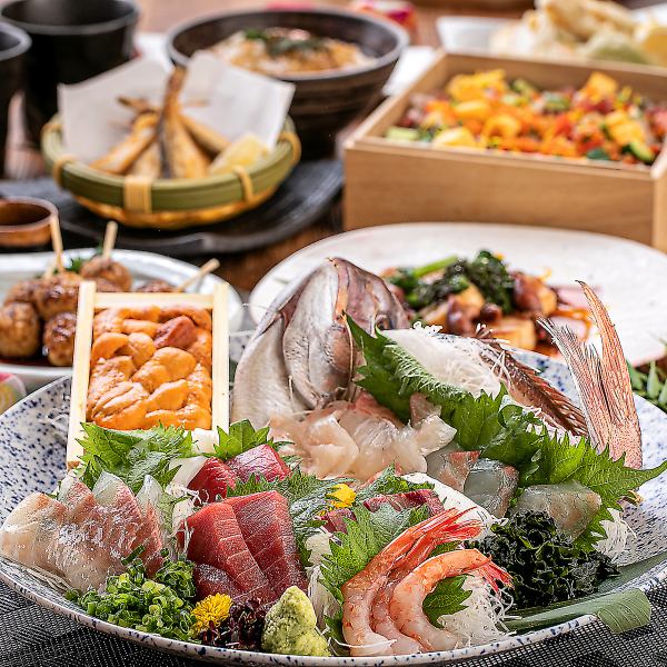 [Completely private rooms] Great location just a minute's walk from Kagoshima Chuo Station! Freshly caught seafood delivered directly from the market is delicious!
