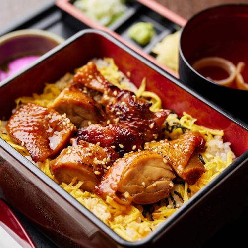 千葉県産 水郷赤鶏の照り焼き重
