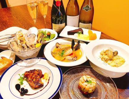 特別な日のために当店のスペシャリテによるワンランク上のプレミアムコース《セレステ》