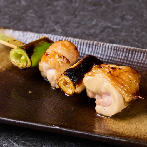 Satsuma Junran Chicken with Green Onion Skewers